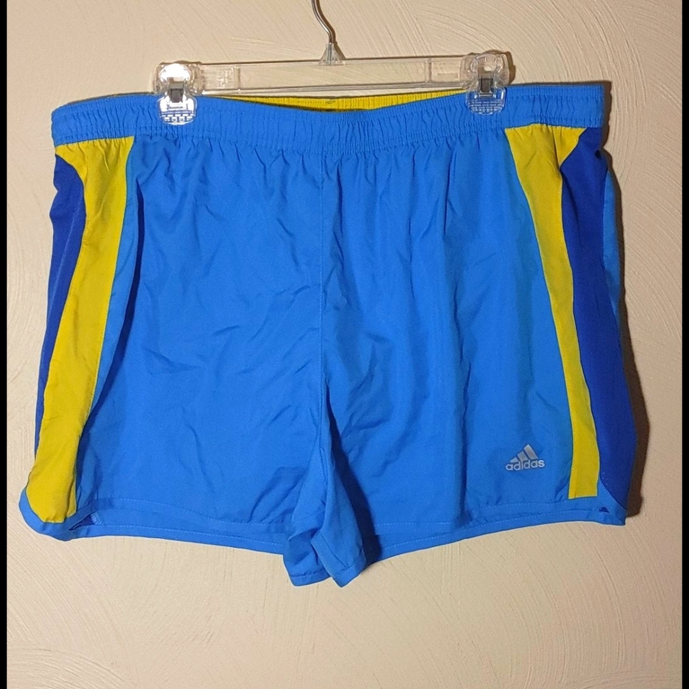 Blue/Yellow Running Shorts
